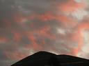Sunset skies over Tingo.